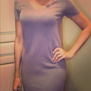 BCBG Lavender Silk/Cashmere Short Dress